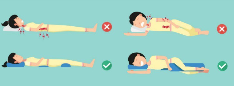 Proper Positions To Reduce Pain and Improve Poor Sleep